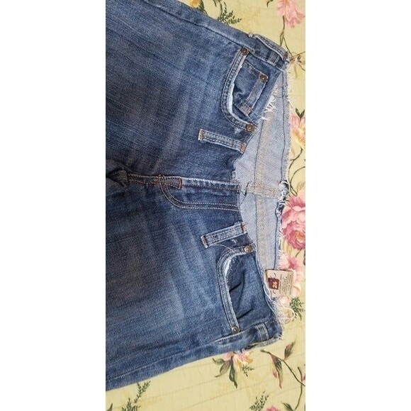 7 For All Mankind, Festival Jeans, cut to Fringe Low Waist Sze 26 W - Picture 4 of 15